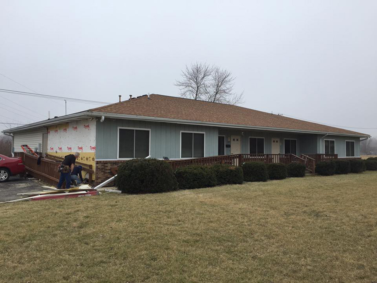 commercial siding installation